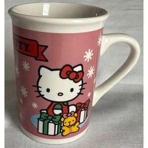 Sanrio Hello Kitty Christmas Holiday Mug Pink Toy Soldier 2013 Frankford Candy